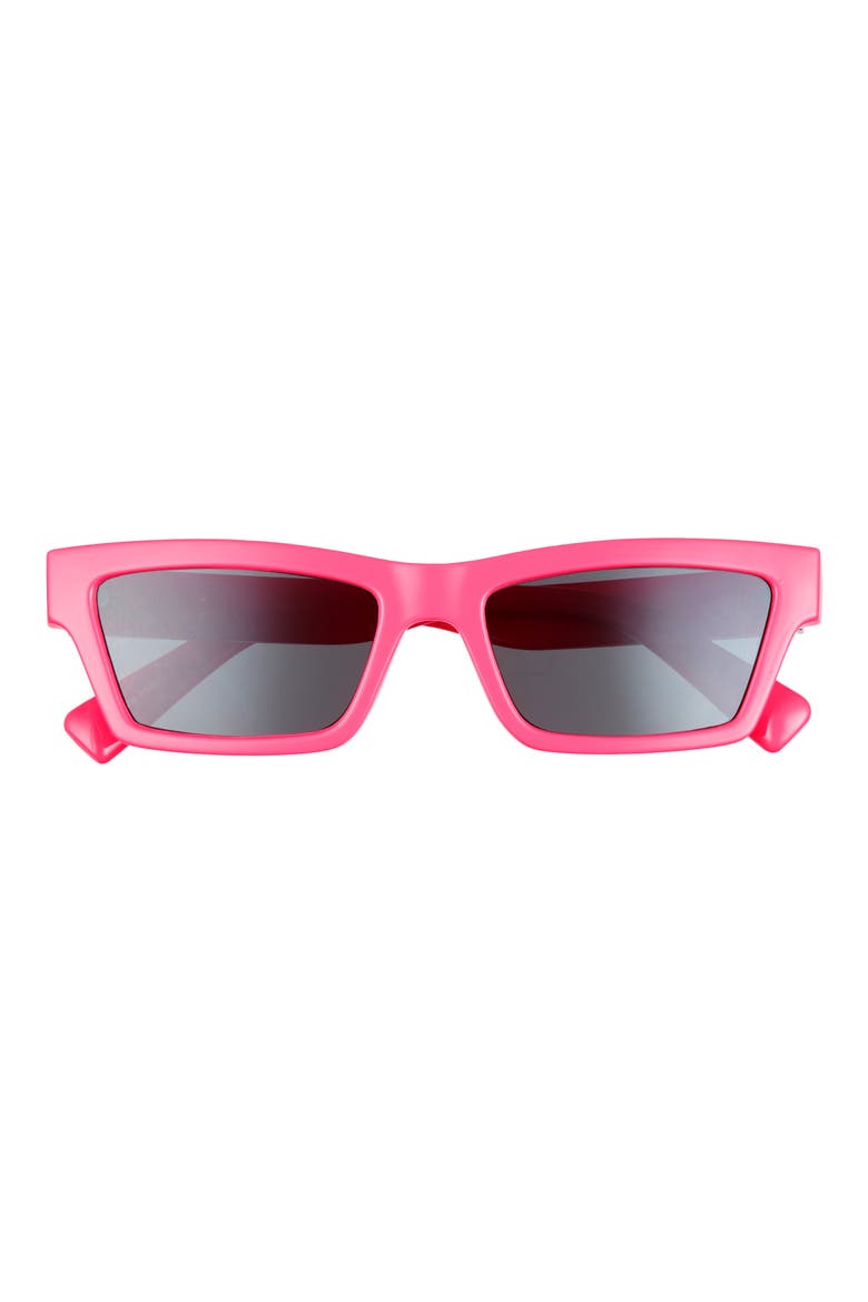 Rectangle Sunglasses, Main, color, PINK