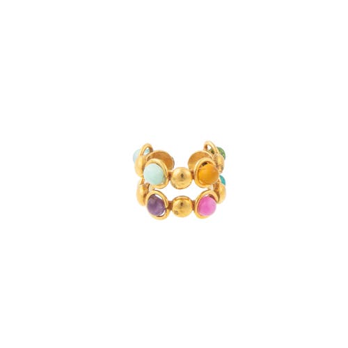Sylvia Toledano Dots Double Ring In Gold