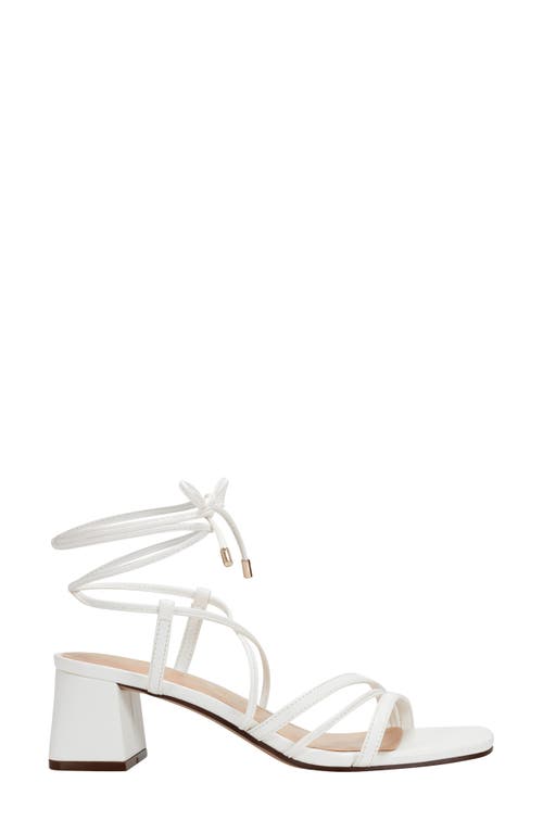 Unisa Faux Leather Block Heel Sandal