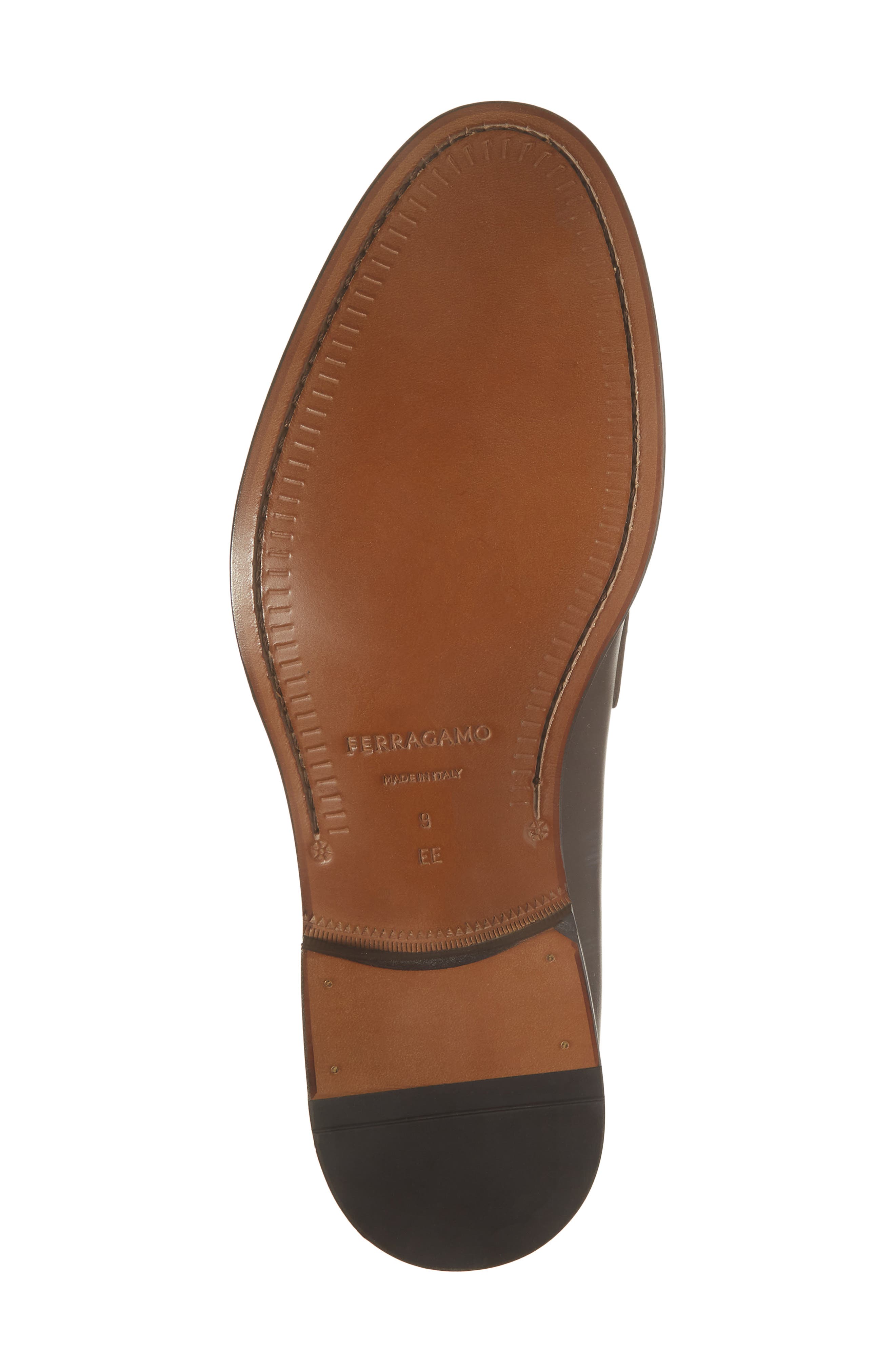 FERRAGAMO Scout Ganini Ornament Loafer, Alternate, color, Midbrown Biscotto