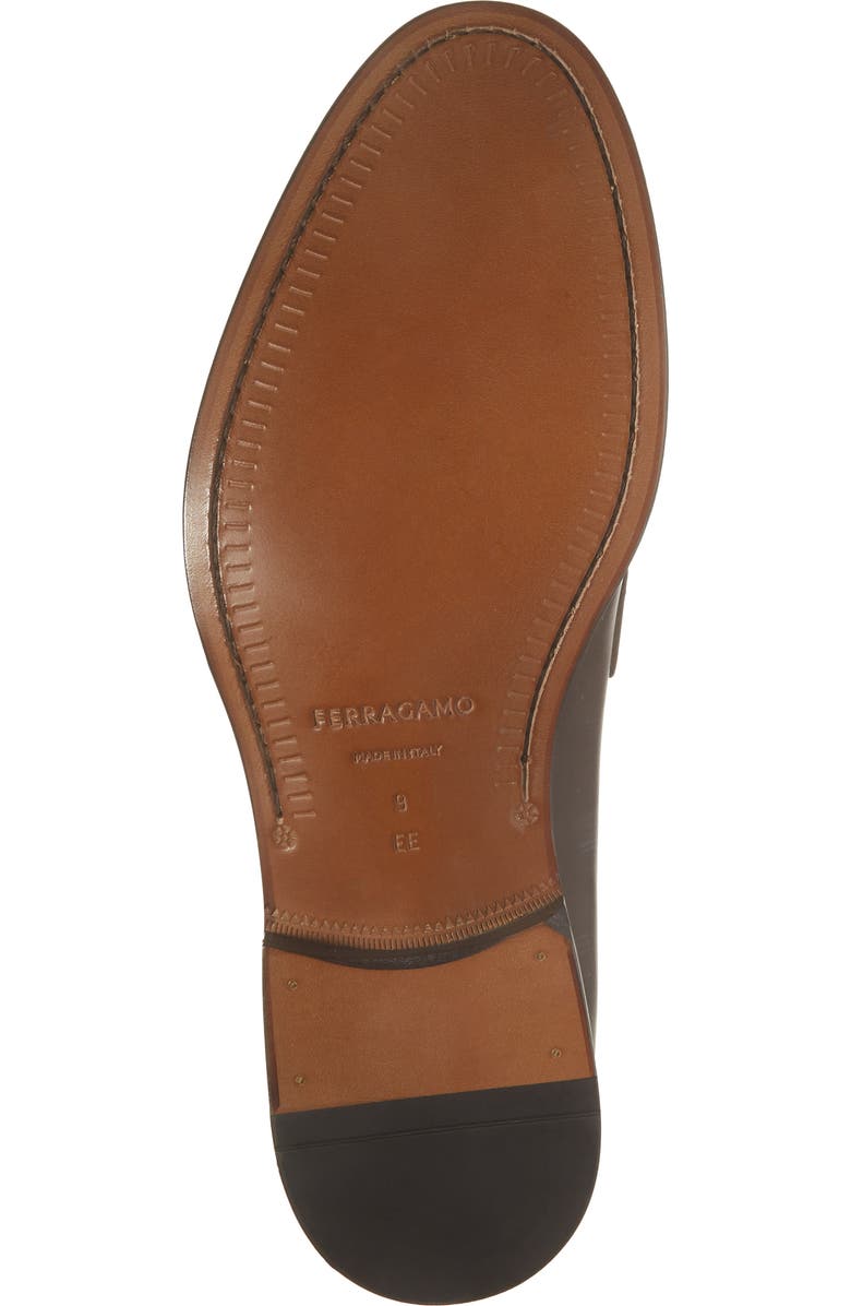 FERRAGAMO Scout Ganini Ornament Loafer, Alternate, color, Midbrown Biscotto