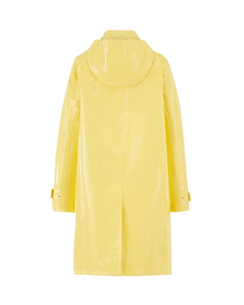 Jane Post Iconic Princess Rain Slicker In Sunflower Yellow