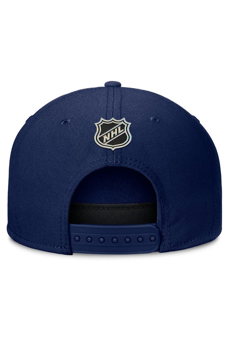 Men's Fanatics Navy New York Rangers Authentic Pro Rink Team Code Snapback Hat, Alternate, color, Navy