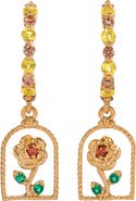 Girls Crew x Disney Belle Rose Hoop Earrings