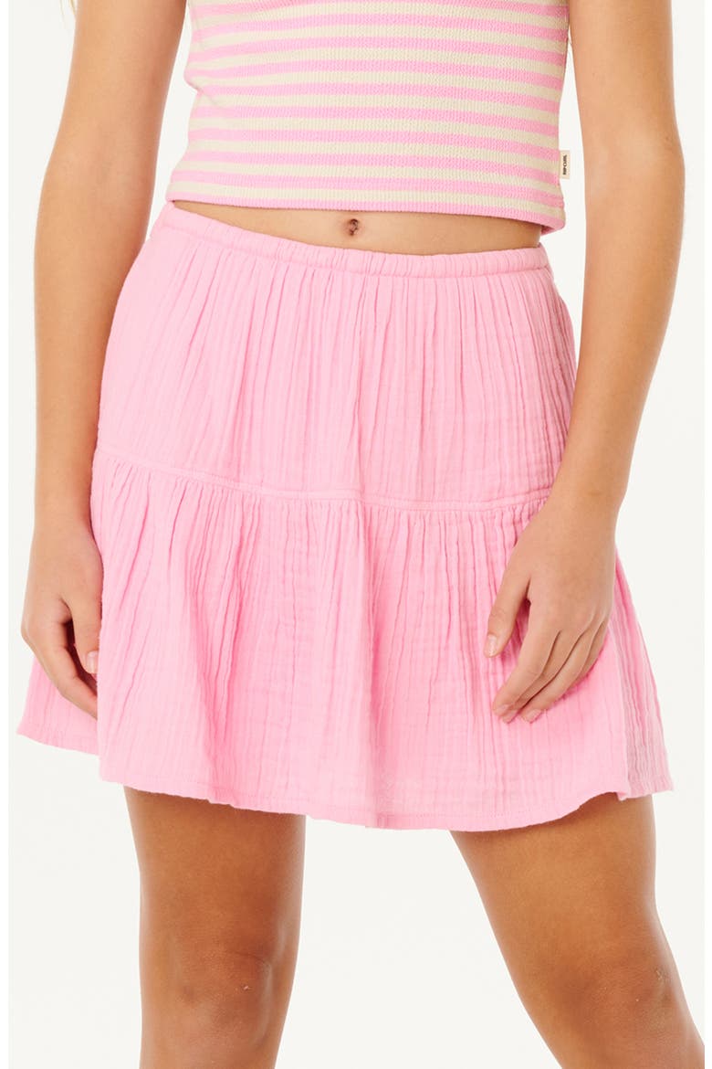 Kids' Premium Surf Crop Cotton Gauze Skirt, Alternate, color, BRIGHT PINK