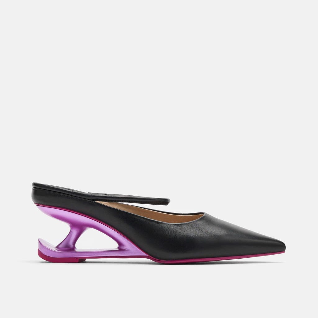 Marc Nolan Sophia Leather Strap Pumps