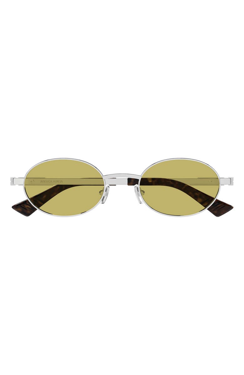 Bottega Veneta 52mm Oval Sunglasses, Main, color, 