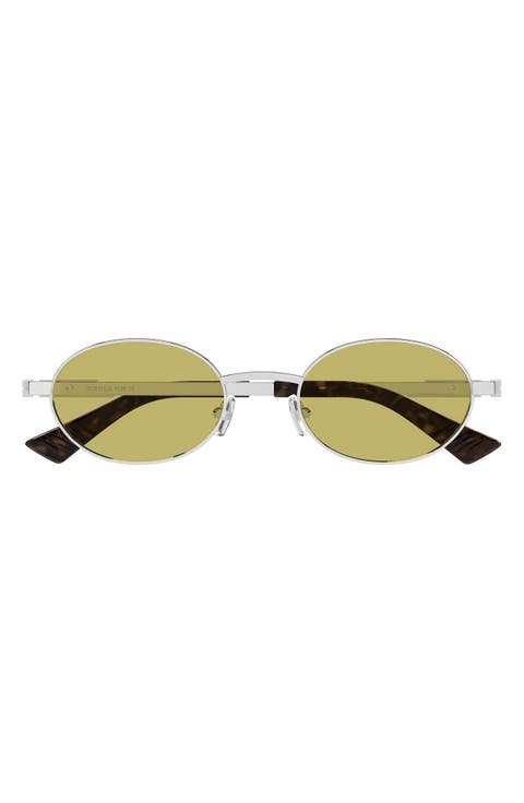 52mm Oval Sunglasses