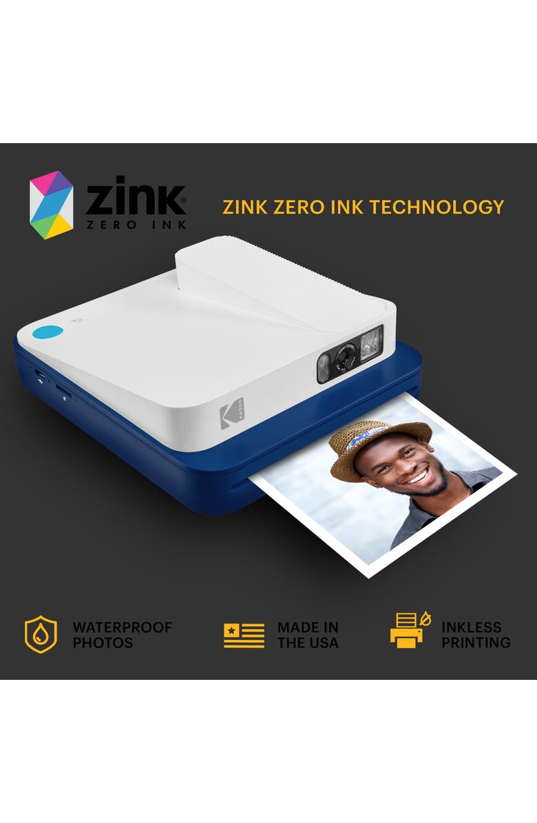 Kodak Zink 3.5x4.25 Instant Photo Paper, Alternate, color, White