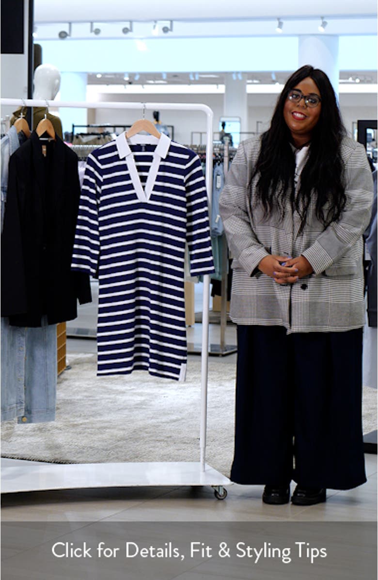 Taylor Stripe Long Sleeve Dress, sales video thumbnail