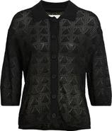 LOULOU DE SAISON Siani 3D Shell Knit Cardigan