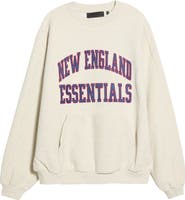 Fear of God Essentials New England Patriots 90s Relaxed Crewneck Sweatshirt