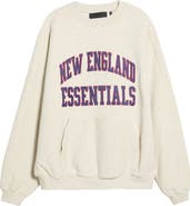 Fear of God Essentials New England Patriots 90s Relaxed Crewneck Sweatshirt