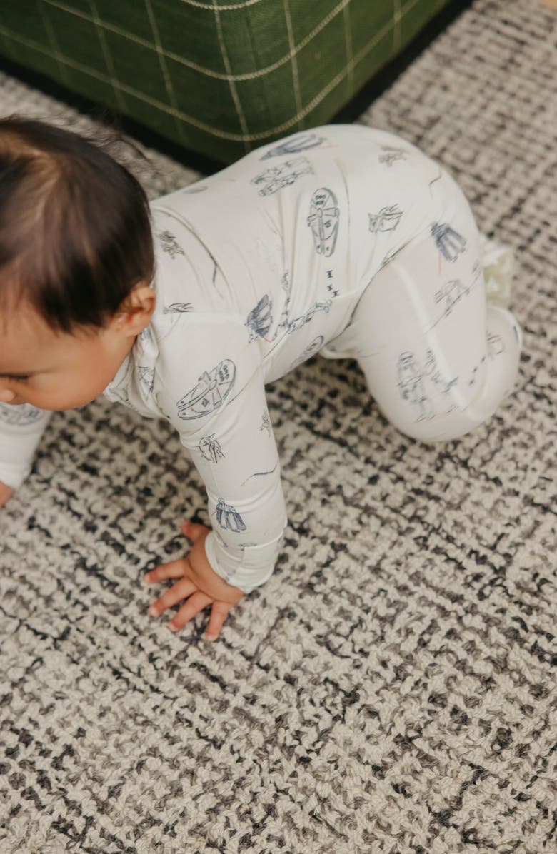 Copper Pearl Tatooine Zip Footie, Alternate, color, Tatooine