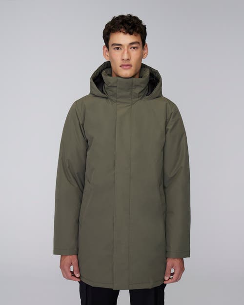 Quartz Co. Labrador | Hooded Down Winter Jacket In Olive