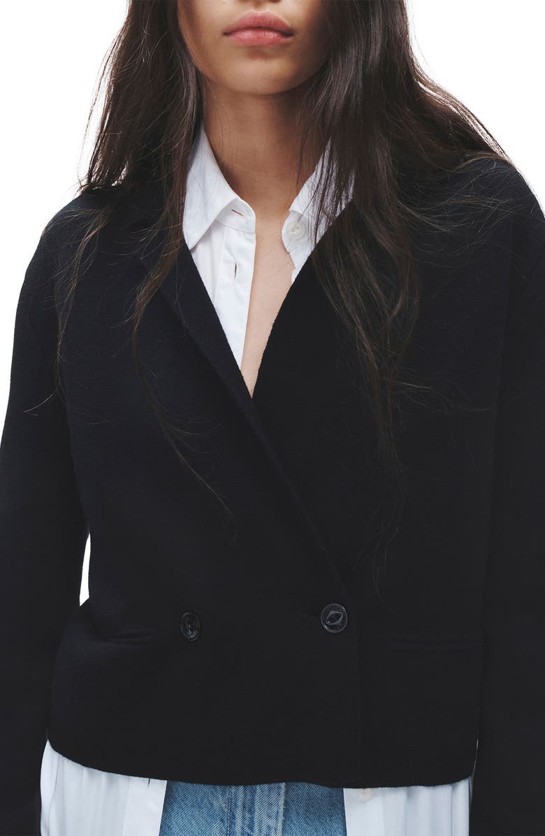 rag & bone Joy Merino Wool Blend Blazer, Alternate, color, 