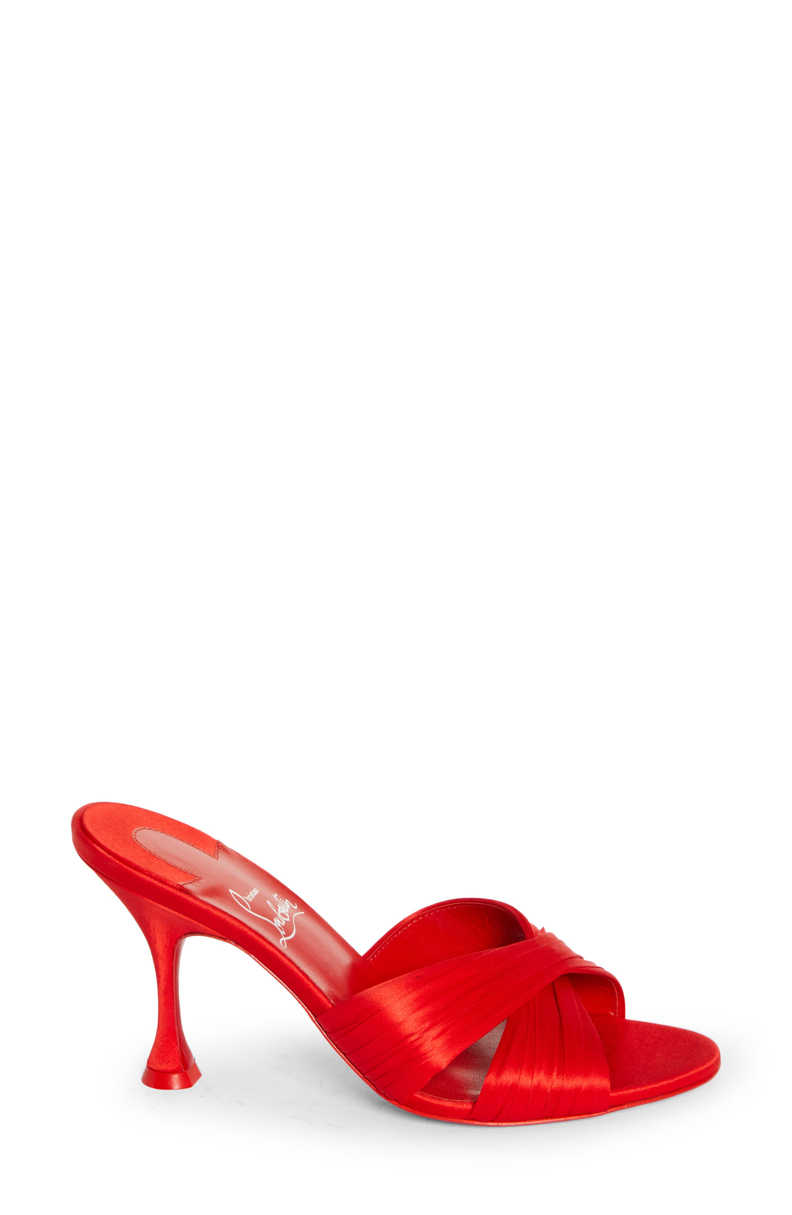 Nicol is Back Slide Sandal, Alternate, color, RED
