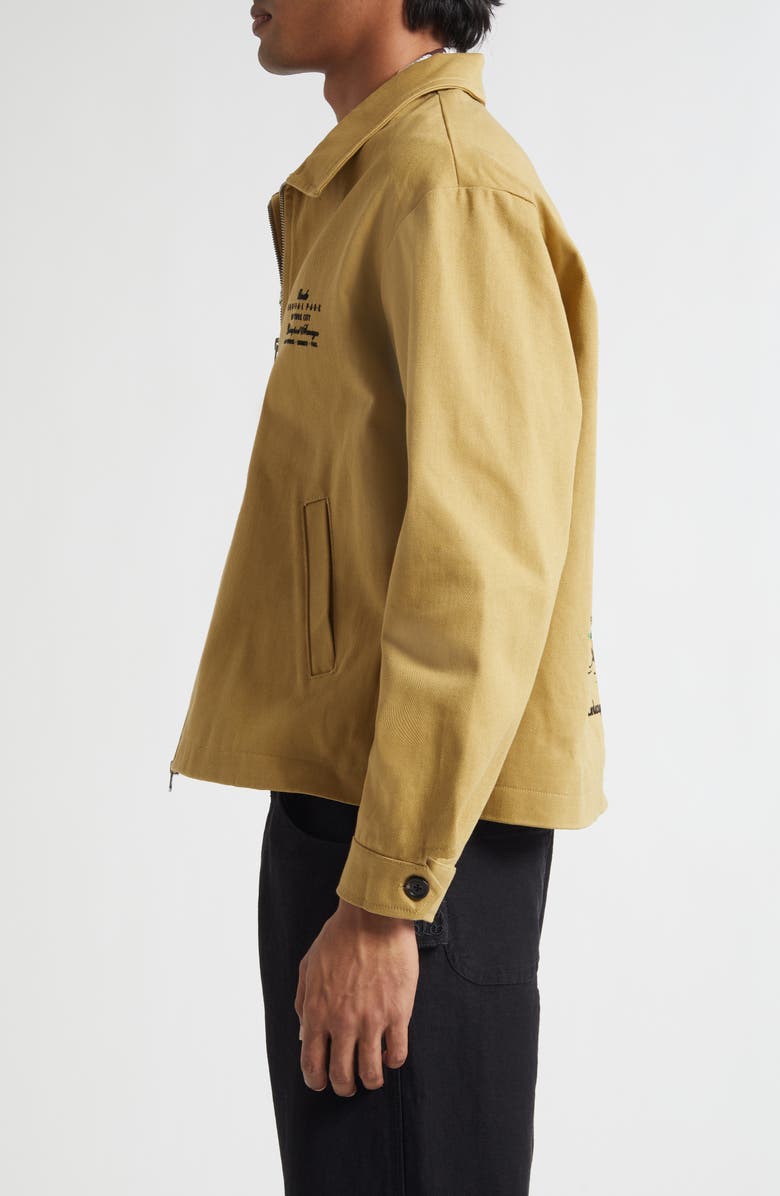 Bode Central Park Jacket, Alternate, color, Khaki