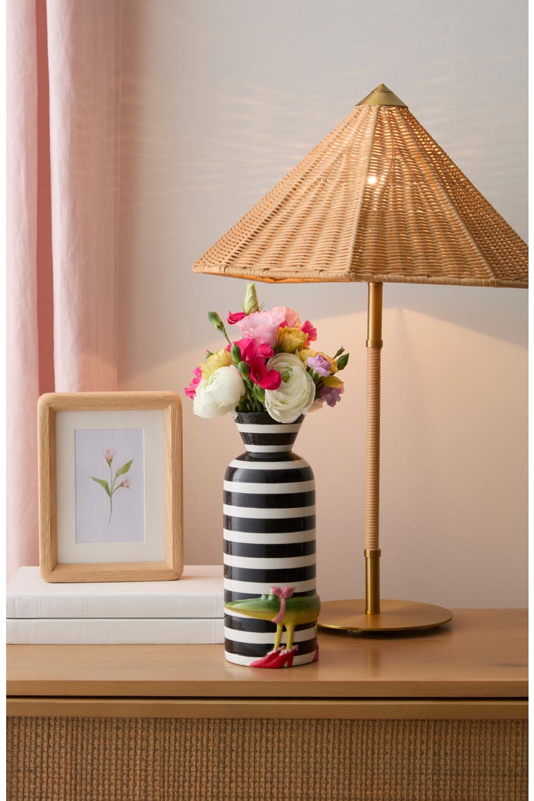Patience Brewster Gloria Alligator Vase, Alternate, color, BLACK