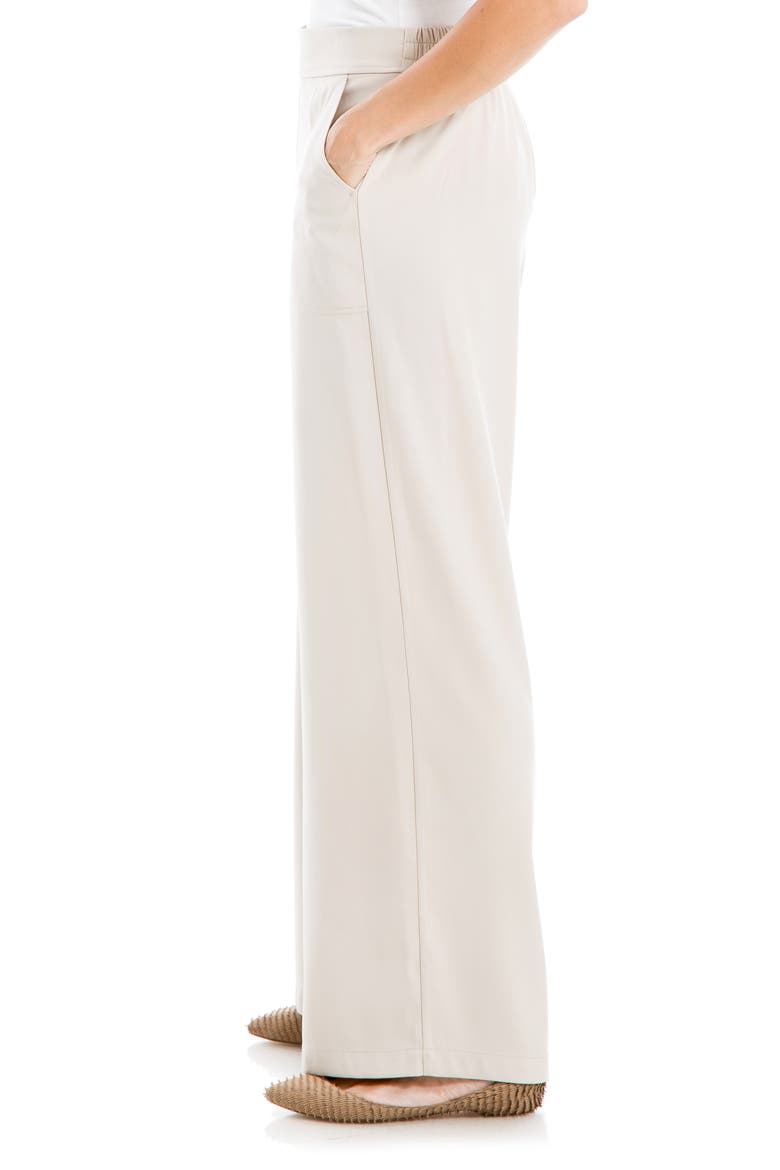 Twill Easy Wide Leg Trouser, Alternate, color, PUMICE