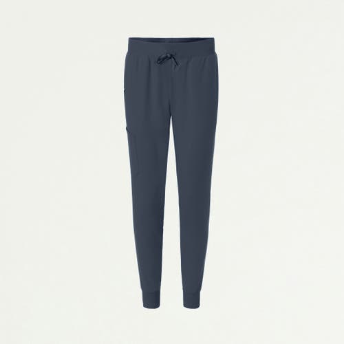 Jaanuu 6-pocket Slim Mid-rise Scrub Jogger In Green