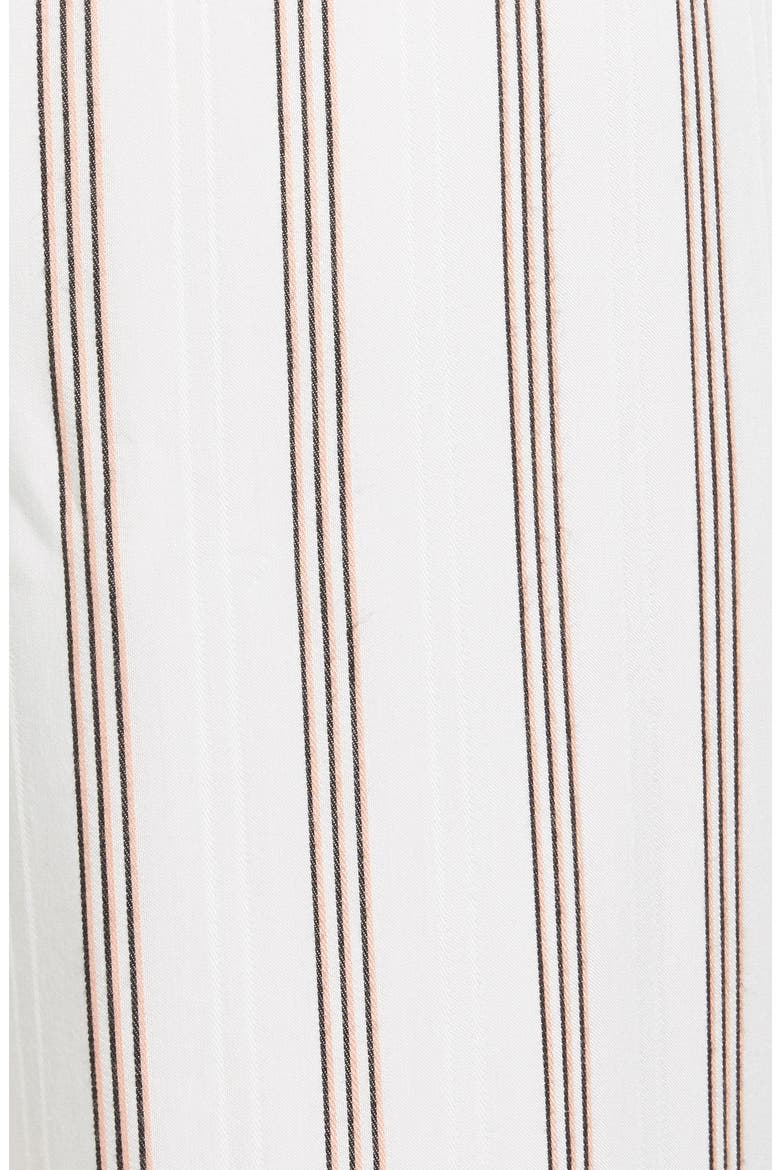 Cavell Stripe Tie Waist Pants, Alternate, color, PORCELAIN
