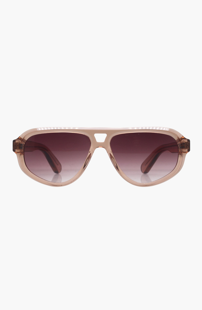 Reality Eyewear Luxe Ryder Sunglasses, Main, color, Champagne