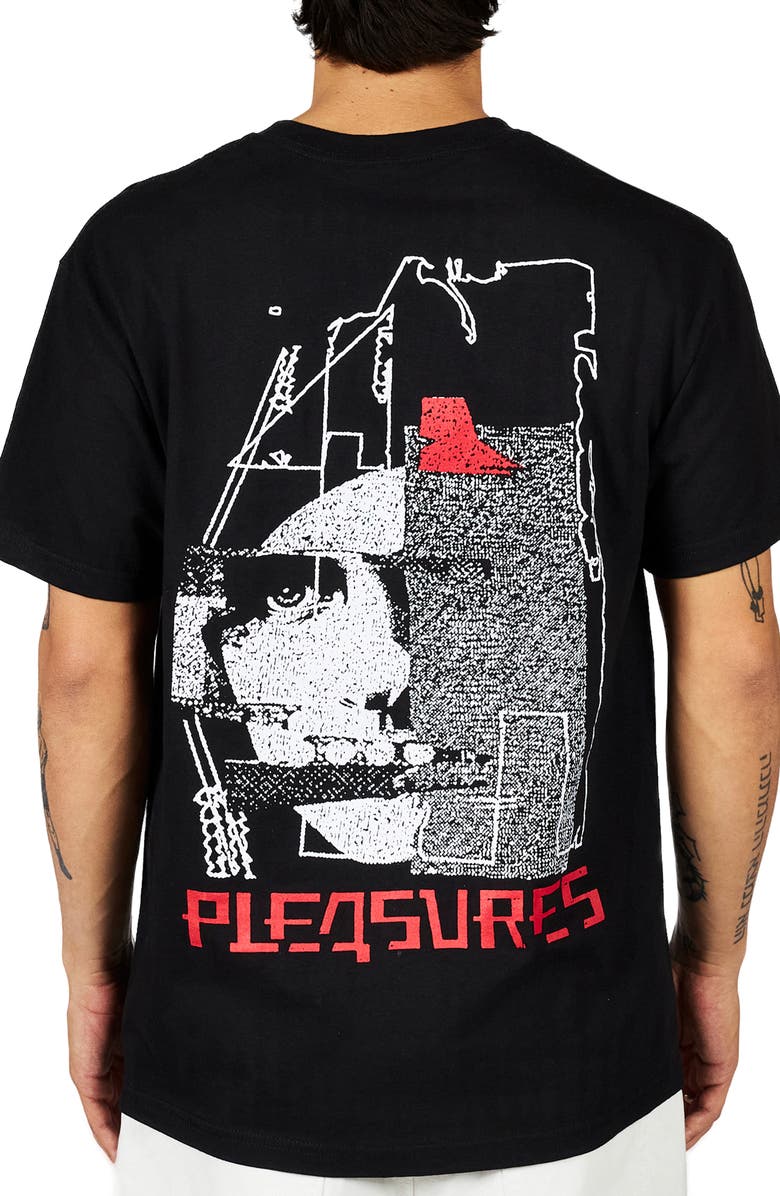 PLEASURES Logic Cotton Graphic T-Shirt, Alternate, color,