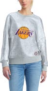 TOMMY JEANS Women's Tommy Jeans Silver Los Angeles Lakers Tracy Pullover Sweatshirt
