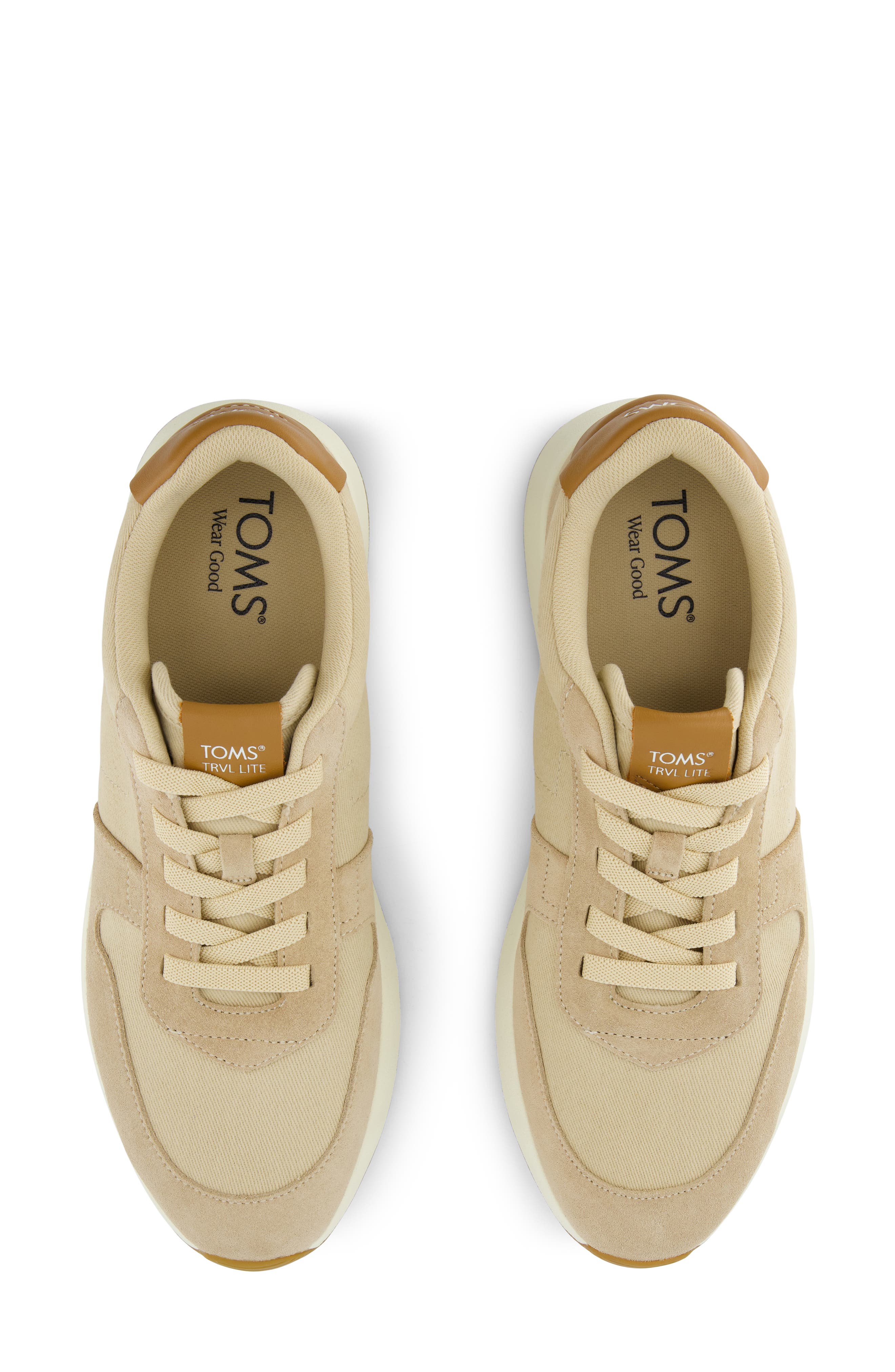 TOMS Retro Sneaker, Alternate, color, Natural