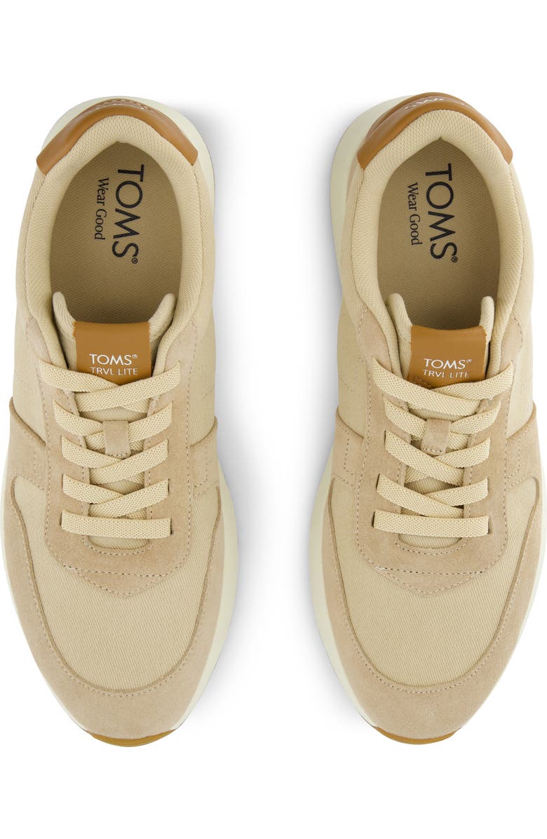 TOMS Retro Sneaker, Alternate, color, Natural