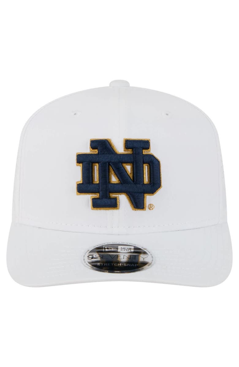 New Era Men's New Era White Notre Dame Fighting Irish Perform Vault 9SEVENTY Stretch-Snap Hat, Alternate, color, 