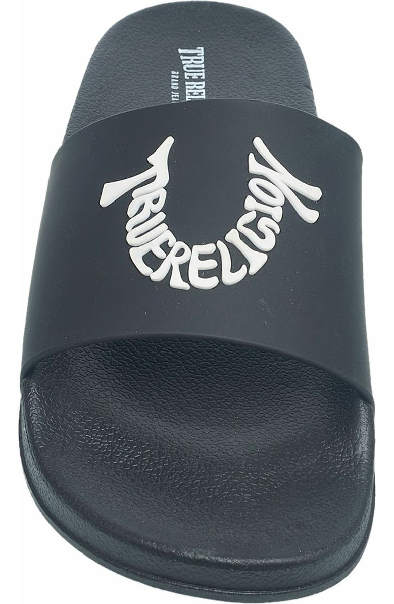True Religion Men's TI Logo Slide, Alternate, color,