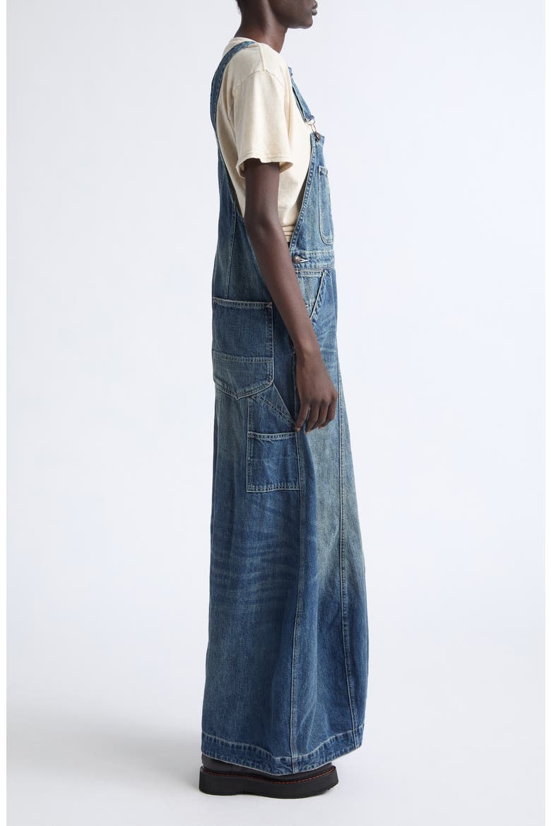 Siouxsie Wide Leg Overalls, Alternate, color, BEDFORD INDIGO