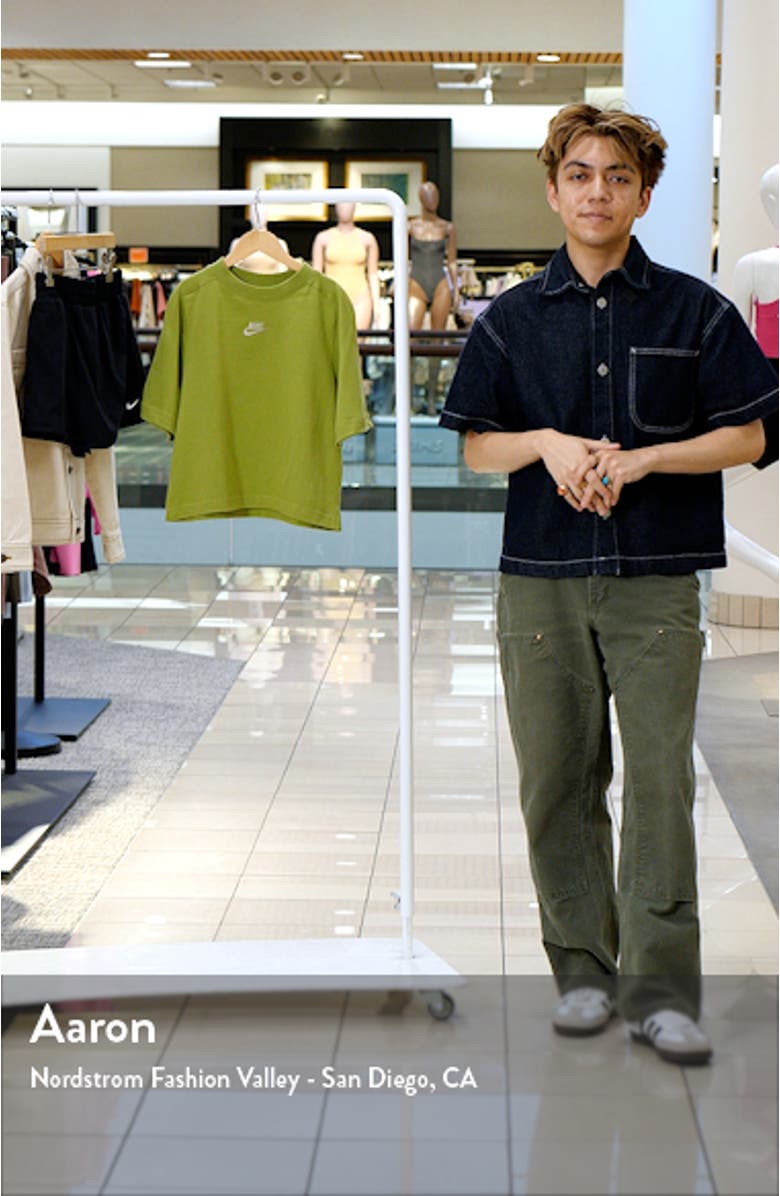 Kids' Sportswear Cotton Crop T-Shirt, sales video thumbnail