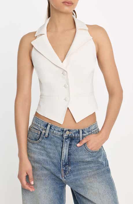 Luxe Suiting Halter Vest