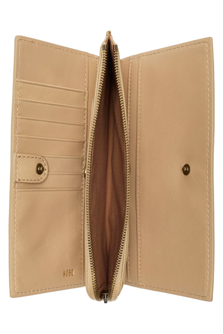 Gracie Leather Wallet, Alternate, color, SAND