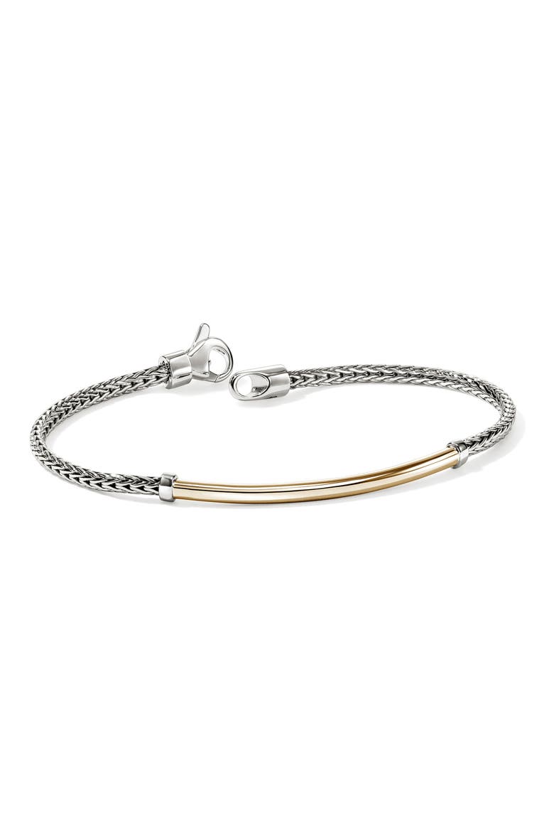 JH Essential Bracelet, Gold, Sterling Silver, 2.5mm, Alternate, color, SILVER/GOLD