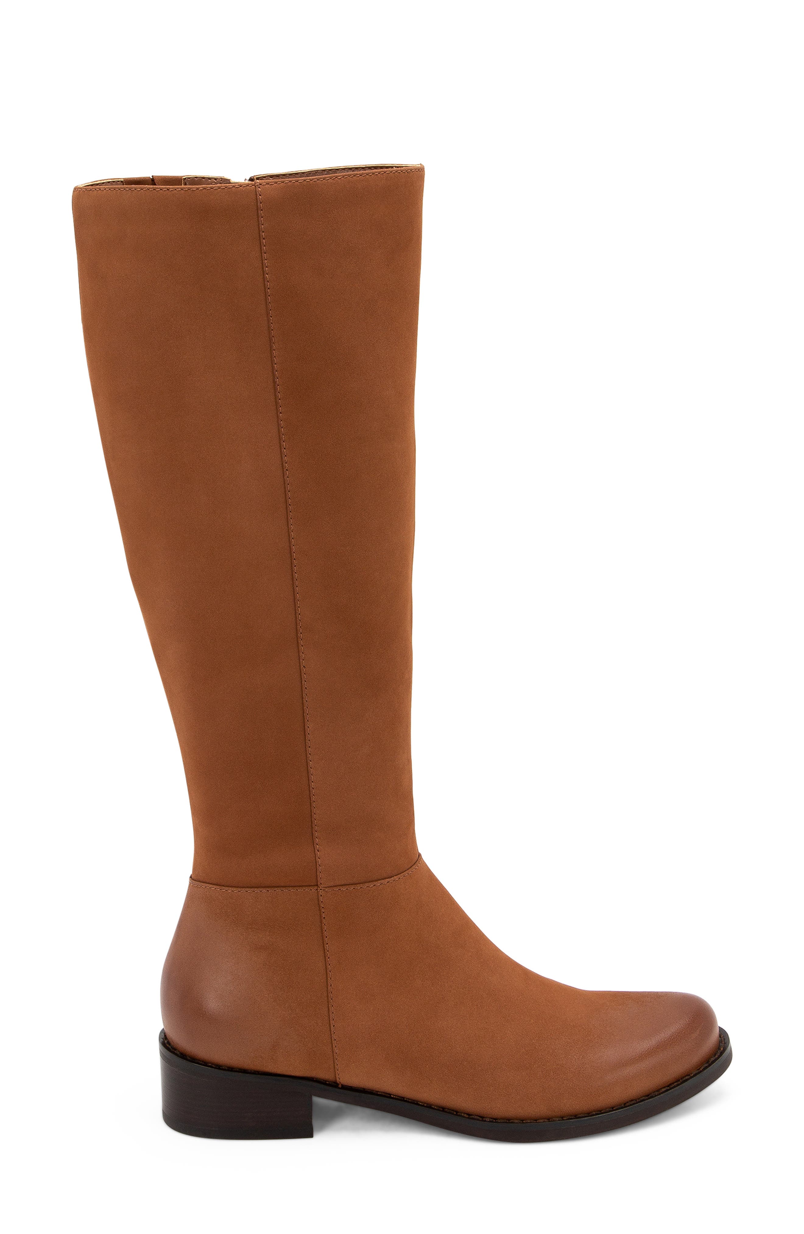 Vica Waterproof Boot, Alternate, color, COGNAC NUBUCK