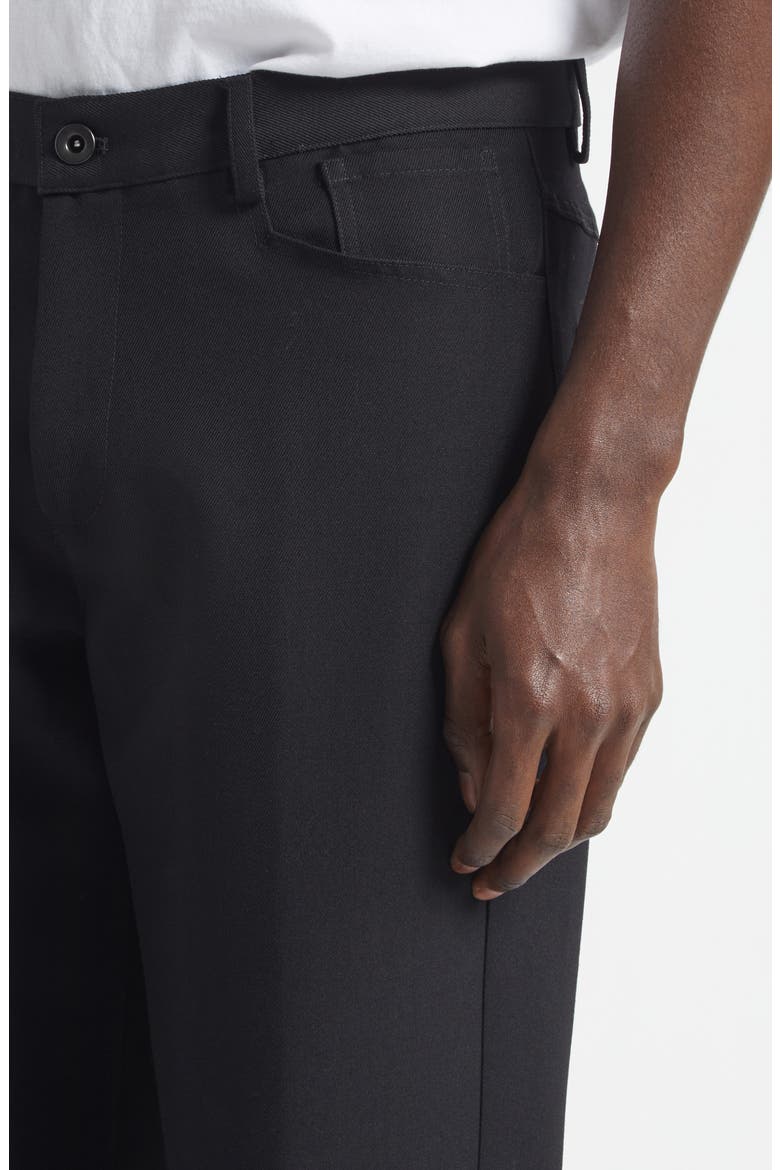 Corey Wool Blend Bootcut Pants, Alternate, color, BLACK