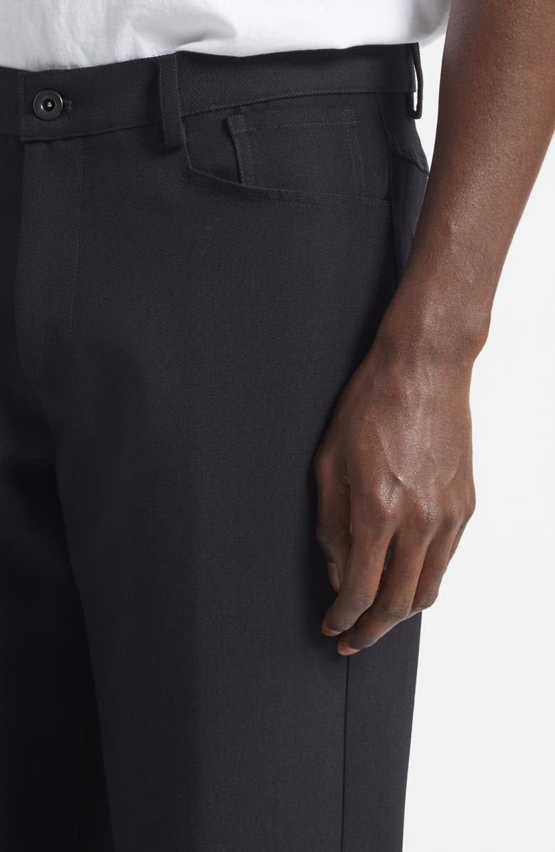 JKEEFER Corey Wool Blend Bootcut Pants, Alternate, color, Black