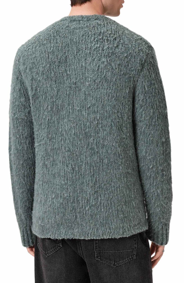 AllSaints Tobie Merino Wool Blend Cardigan, Alternate, color, Nordic Green