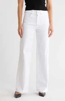 PAIGE Sasha High Waist Wide Leg Jeans