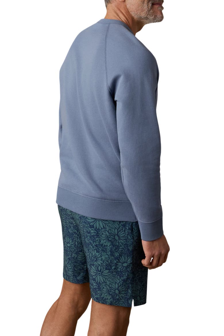 High Standard Organic Pima Cotton Blend Sweatshirt, Alternate, color, FLINT