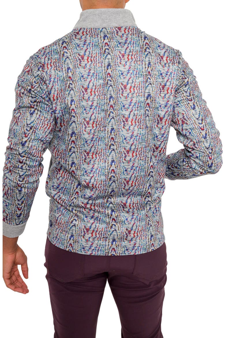 Handfill Bomber Jacket, Alternate, color, GREY MULTI
