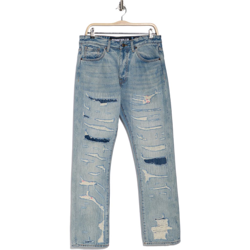 Billionaire Boys Club Bb Quickdraw Heart Fit Jeans In Blue