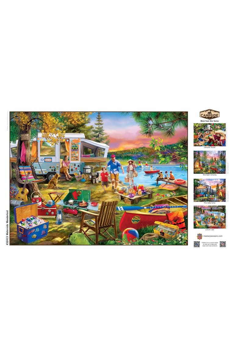 Waterslide Wanderlust 300 Piece Puzzle, Alternate, color, Multicolor