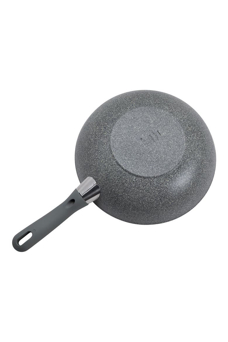 11-Inch Nonstick Wok Pan with Lid, Alternate, color, GREY