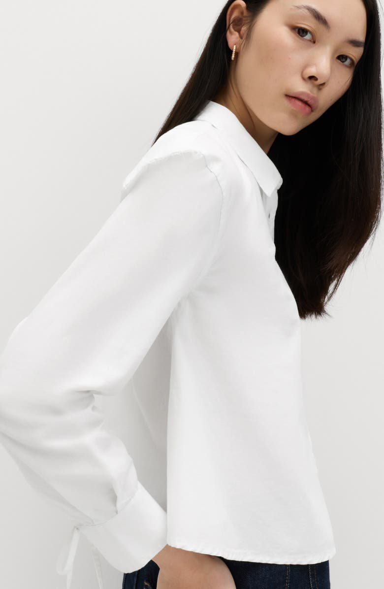 M&S Swing Shirt, Alternate, color, Soft White