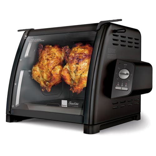 Ronco Modern Rotisserie Oven, Large Capacity (15lbs) Countertop Oven, Multi-purpose Basket For Versatile C In Black